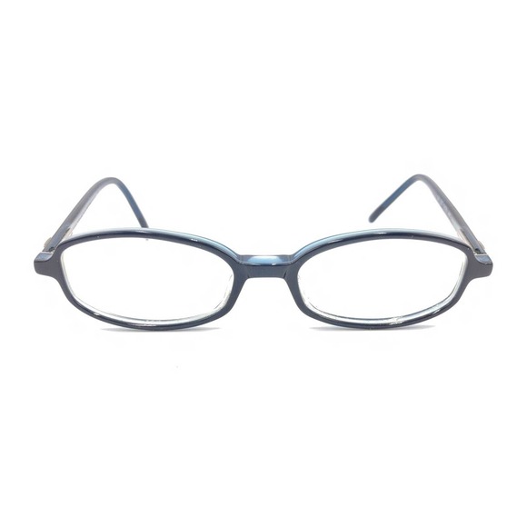 Gucci GG2478 M4X Black Blue Rectangle Eyeglasses Frames 47-16 130 Italy Designer - Picture 6 of 12